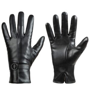 Touchscreen Leather Gloves