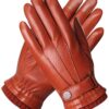 Insulated Leather Winter Gloves