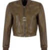 Leather Bomber Jackets for womens